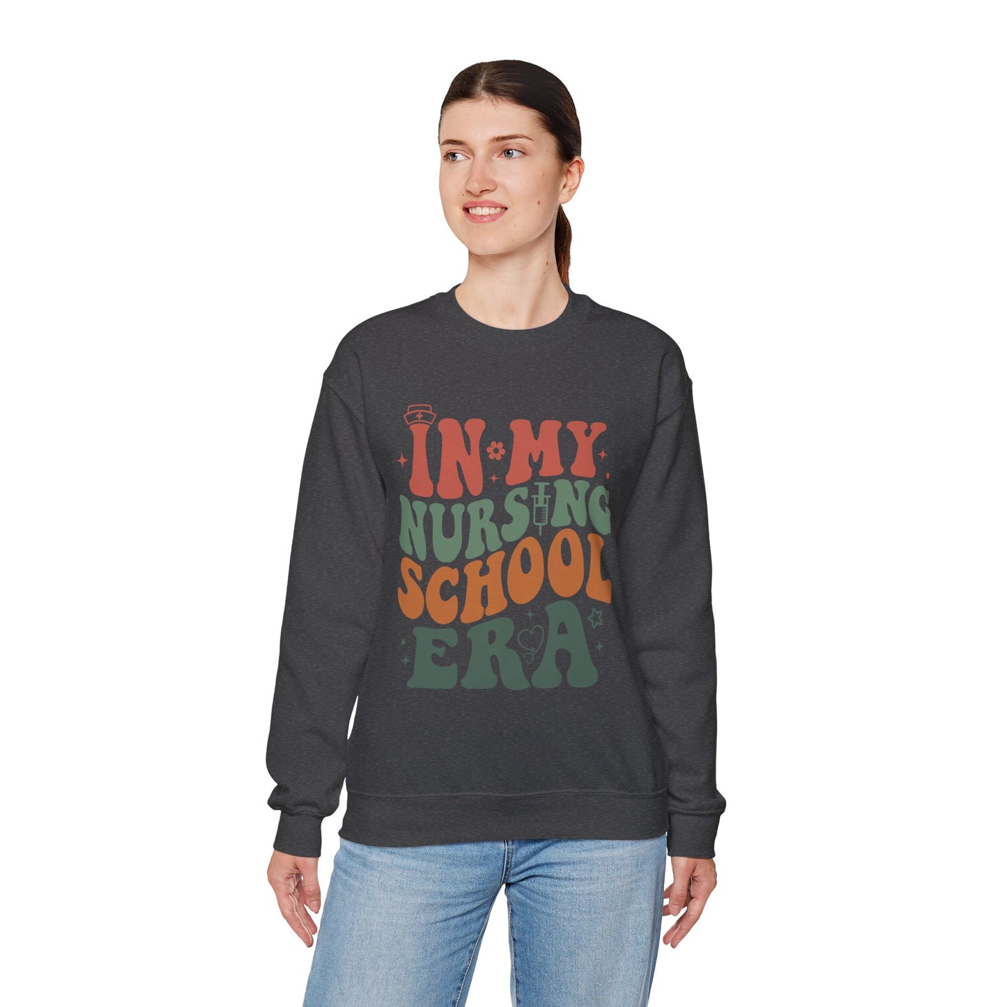Inspirational Nursing School Sweatshirt - Unisex Heavy Blend Crewneck